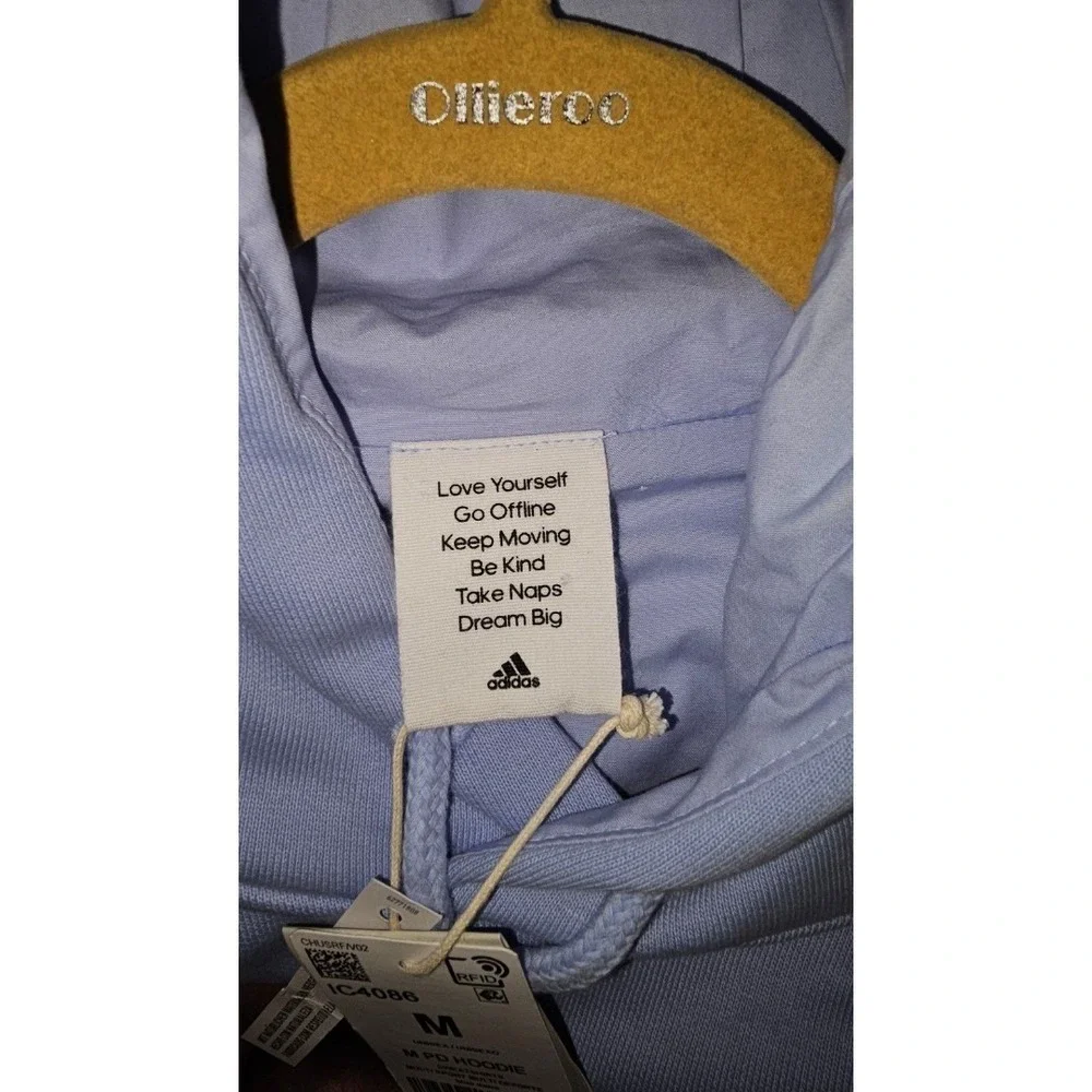 Unisex Adidas LOUNGE HEAVY FRENCH TERRY HOODIE‎ M IC4086